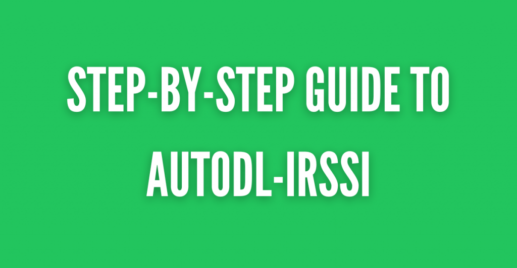 AUTODL-IRSSI