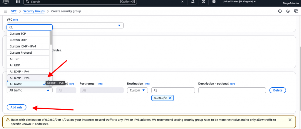 ipv6 on AWS