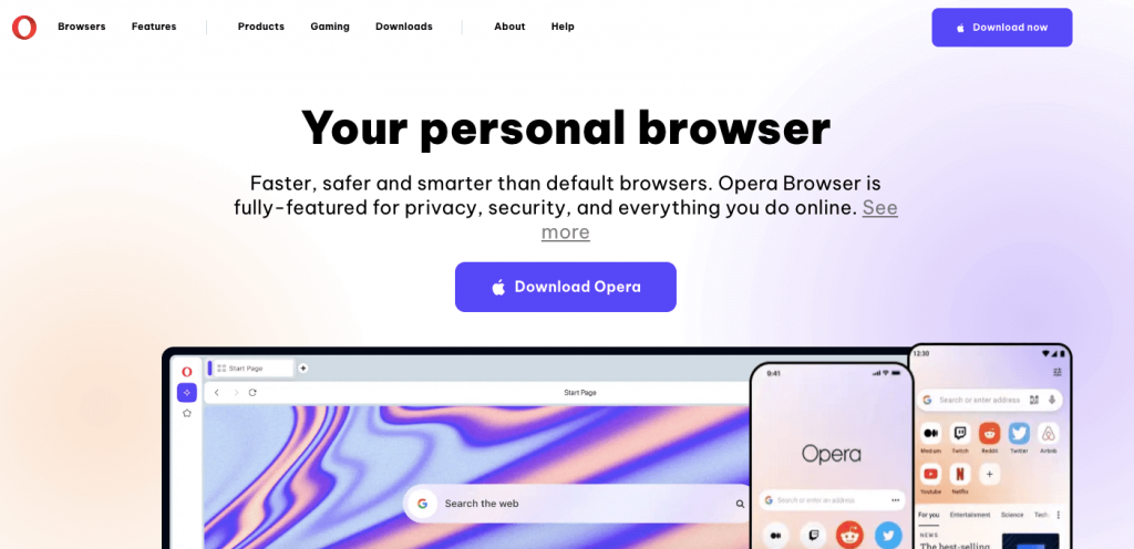 Opera - Best Unblocked browsers