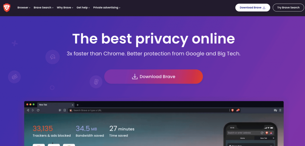 Brave - Best Unblocked browsers