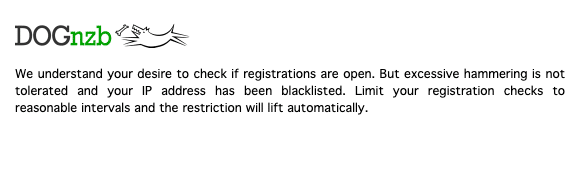 DOGnzb blacklist
