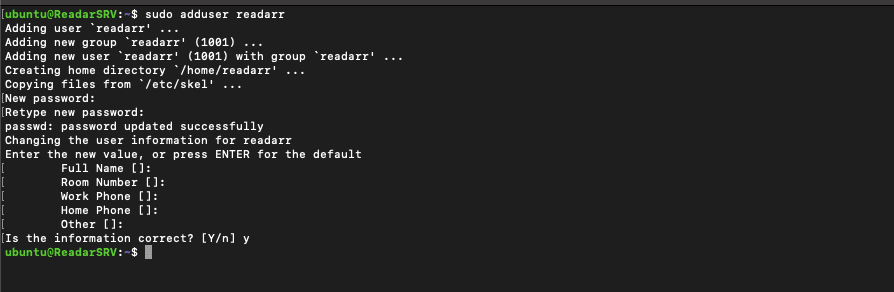 installing Readarr in Linux