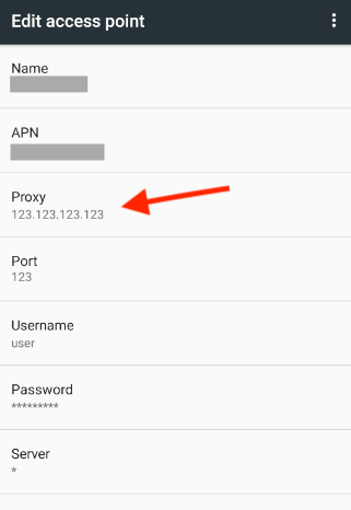 Configuring an HTTP proxy on Android