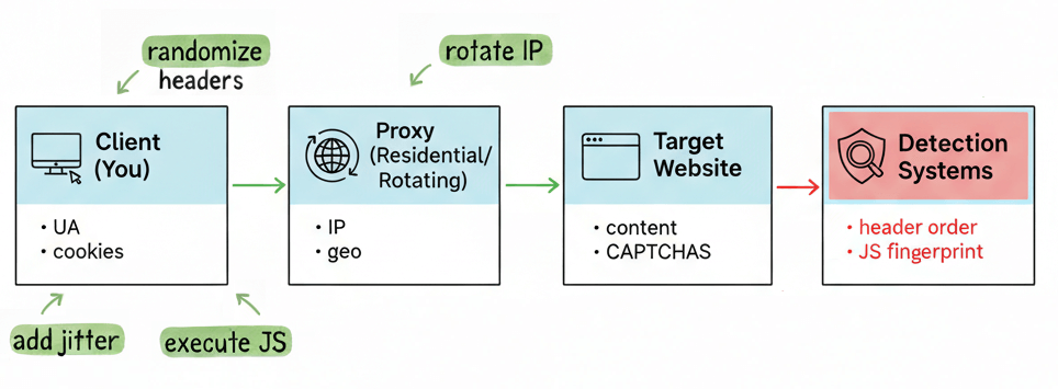 using residential proxies