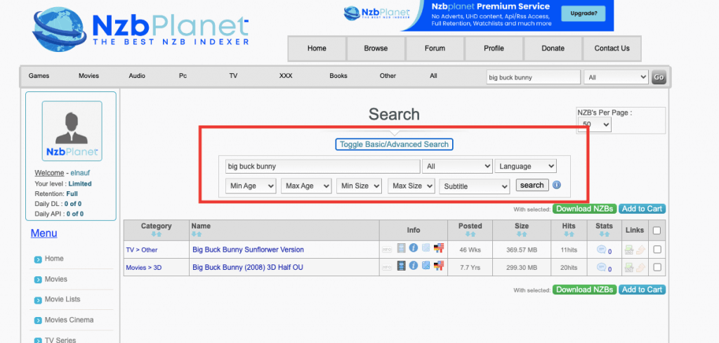 Advanced Search