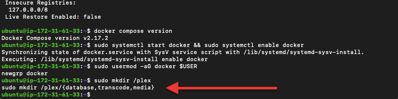 Docker on Plex