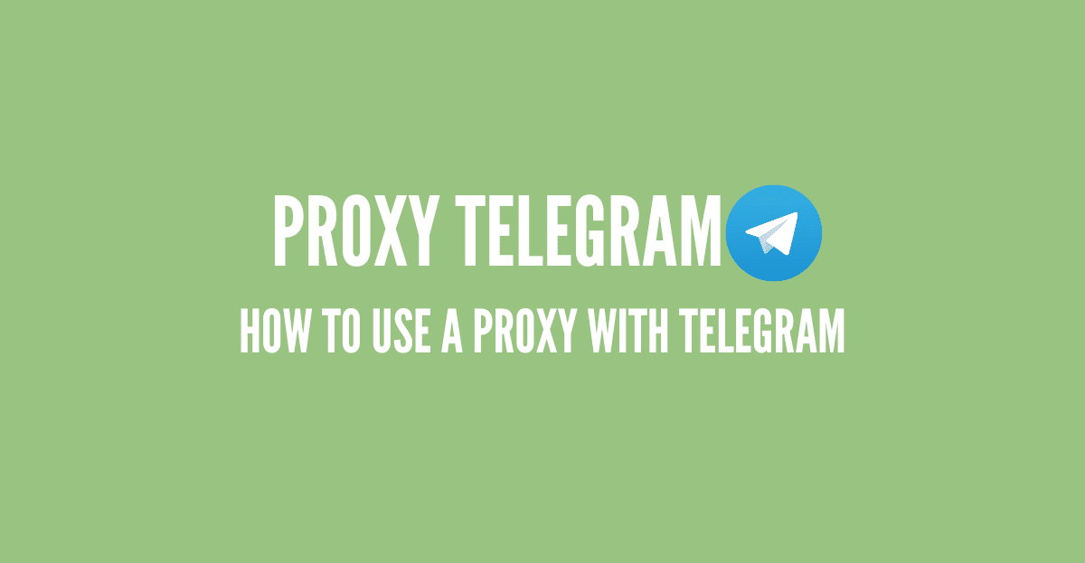 Proxy telegram