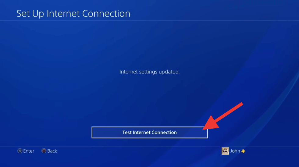 Testing your PS4 + proxy connection. 
