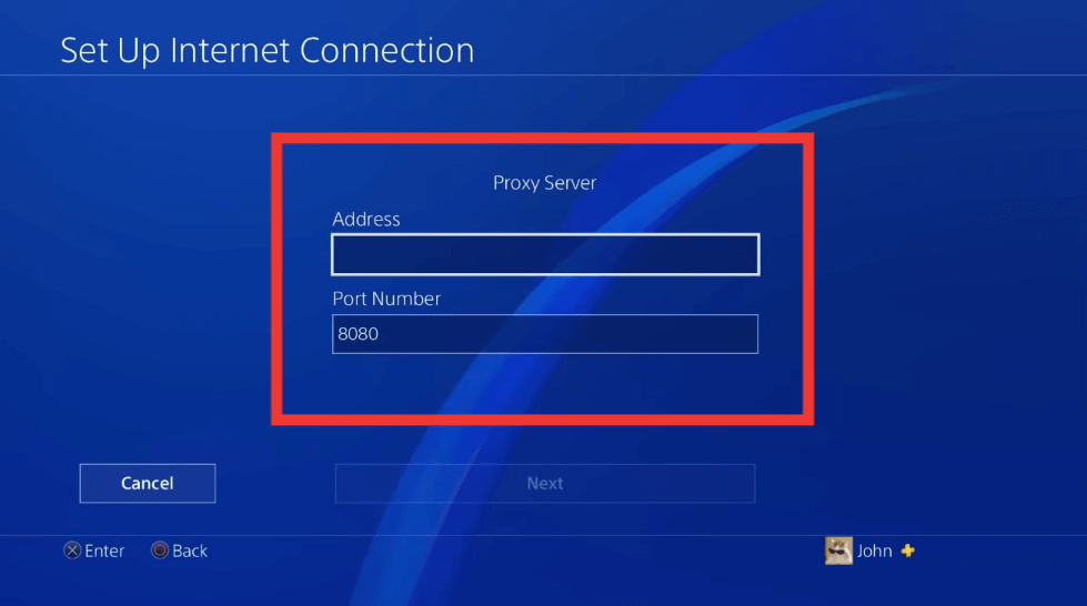 Setting up a Proxy Server on PS4