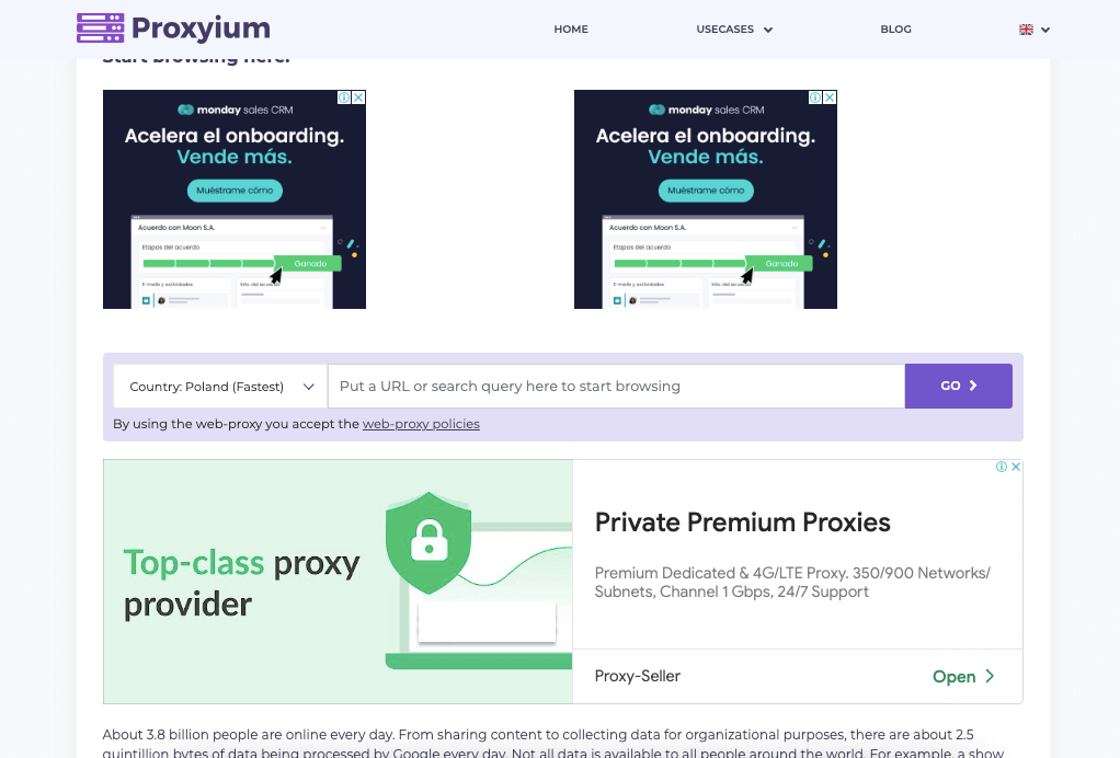 Proxyium Ads