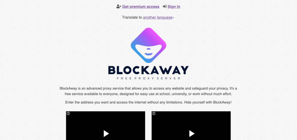 Blockaway - Alternativas a Proxyium