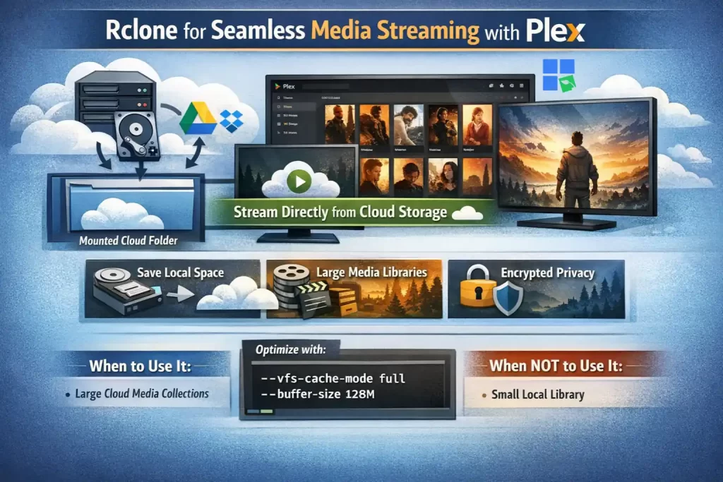 Rclone for Seamless Media Streaming with Plex