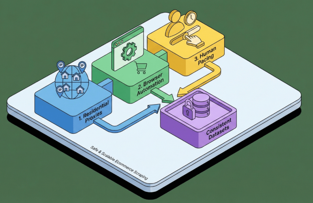 Scrape Ecommerce Data Safely