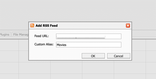 rutorrent Add RSS feed