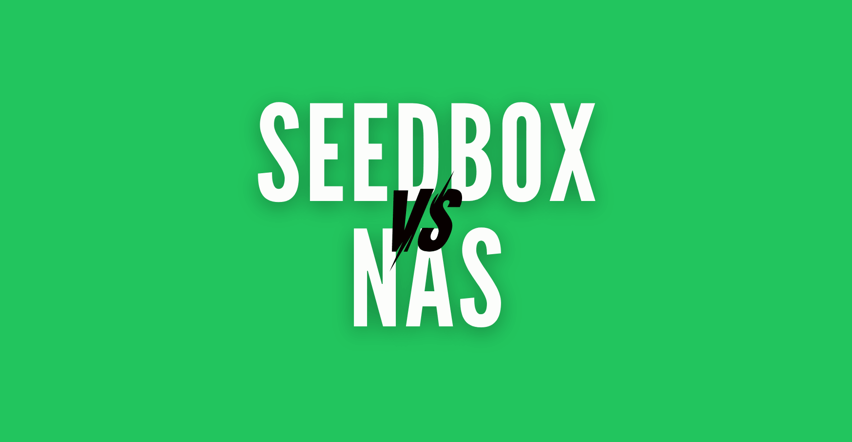 Seedbox vs NAS