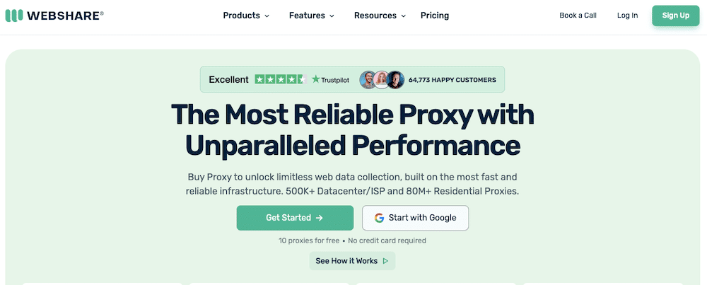Webshare Shared Proxies