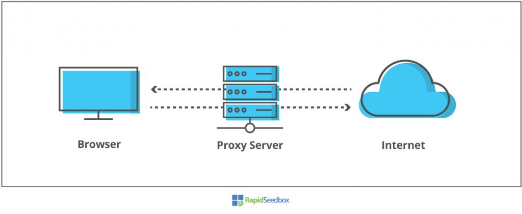 Proxy server network architecture