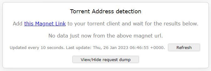 Torrent adress detection 01
