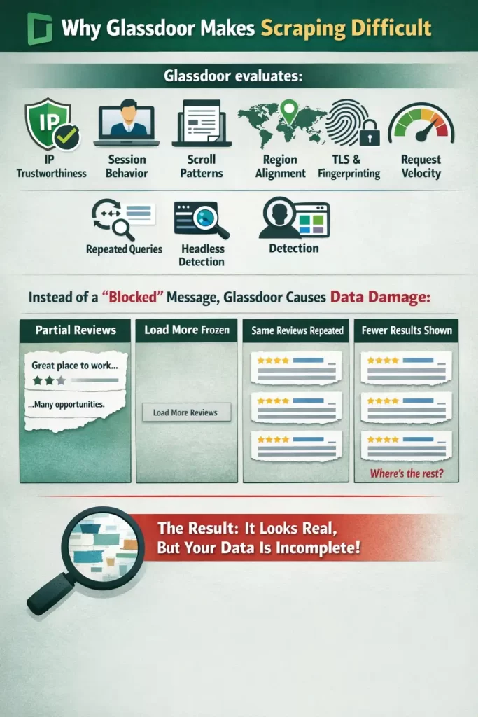 Why Glassdoor Makes Scraping Difficult