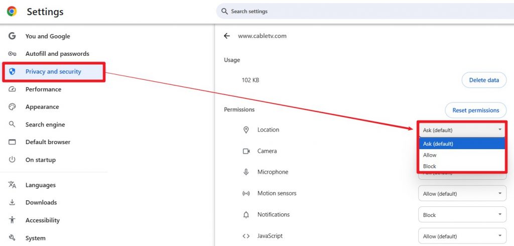 Chrome has some complex but not overly useful controls built in.