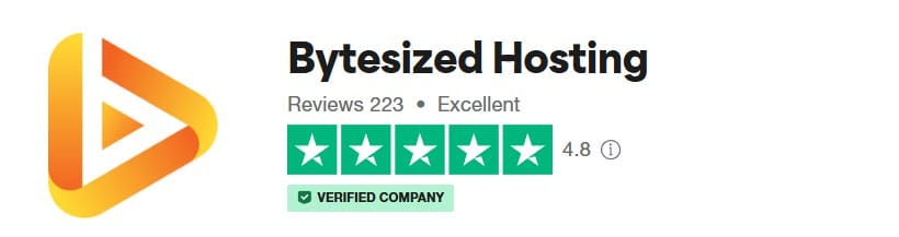 Bytesized Hosting boasts and impressive TrustPilot score