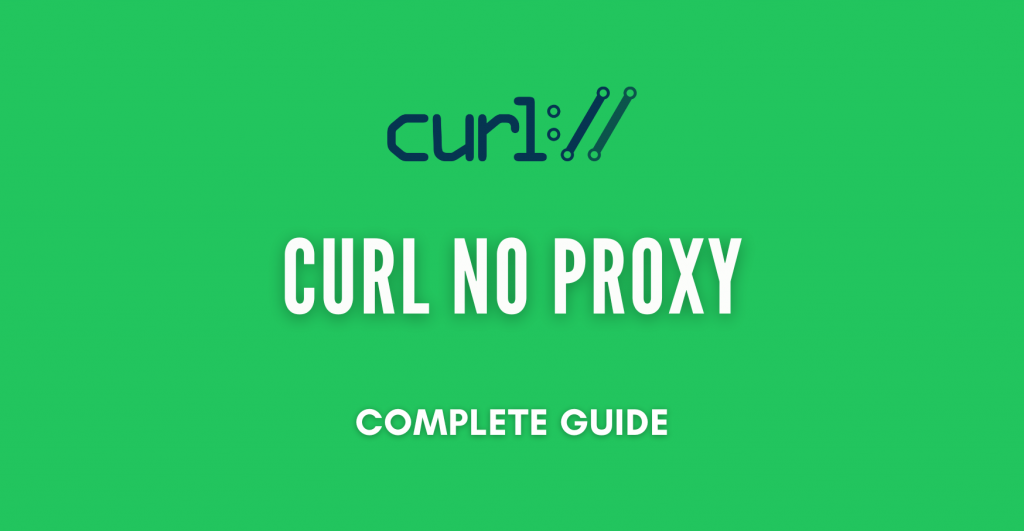 curl no proxy