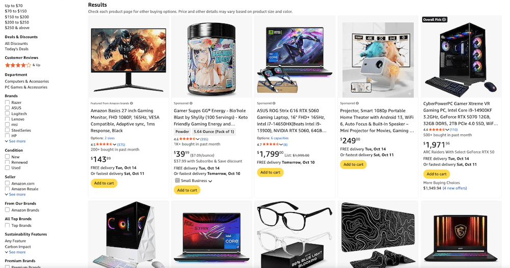 Amazon scraping