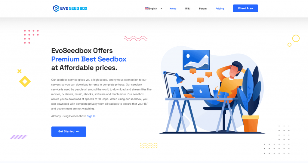 evoseedbox homepage