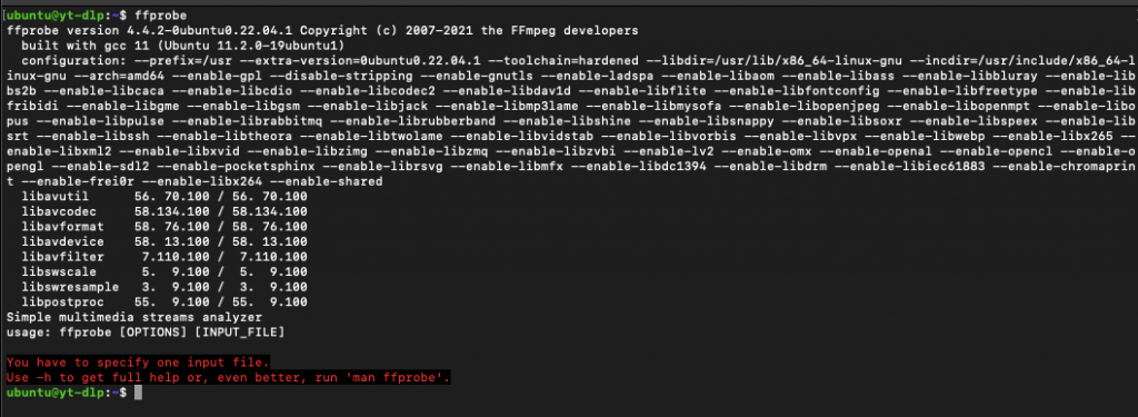 downloading and installing Yt-dlp's dependencies