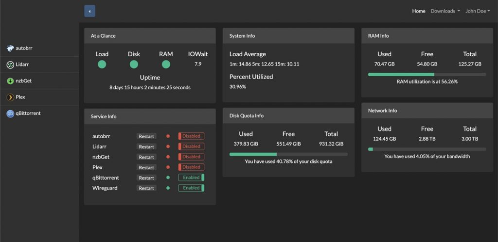 Like most hosting providers, Hostingby.design offers a sleek user dashboard.