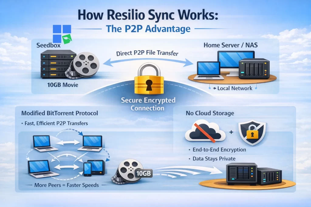 how resilio sync works