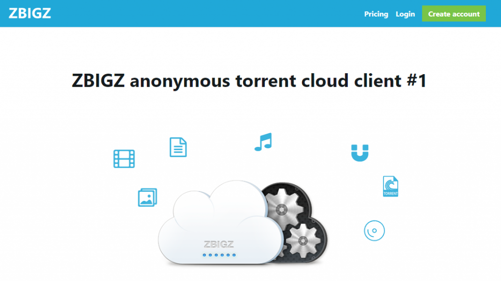 Screenshot of ZBigZ web page