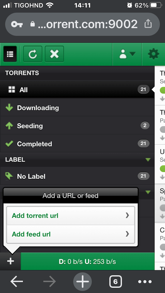 Torrent Downloader for iPhone