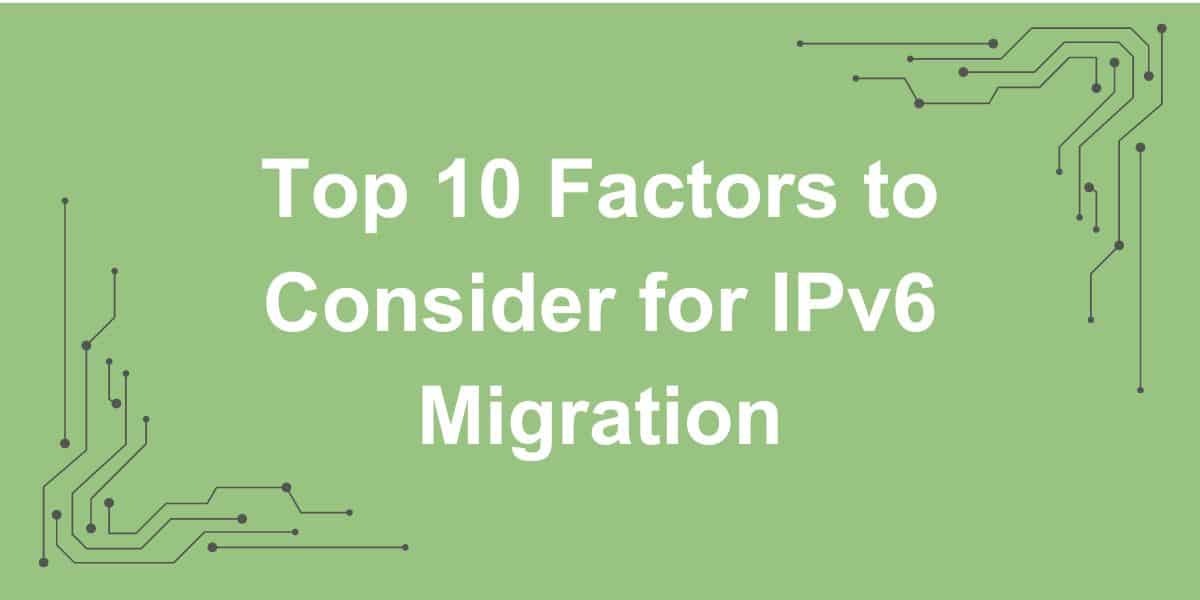 IPv6 Migration Feature