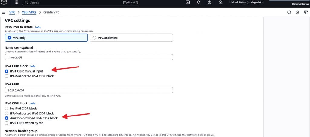 ipv6 on AWS - VPC