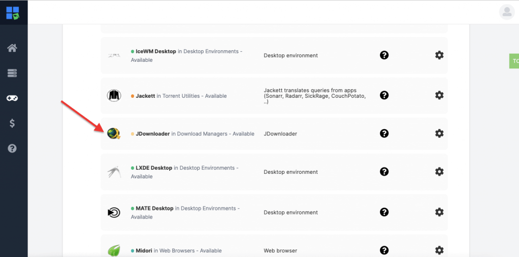 JDownloader seedbox