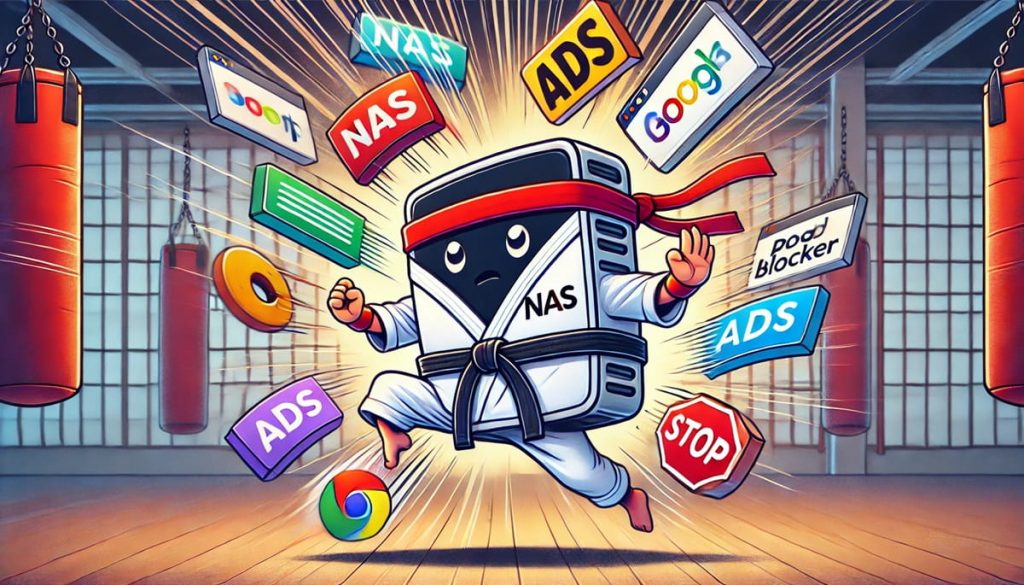 Using your NAS to run a network-wide ad-blocker puts everything squarely under your control.