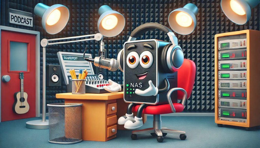 Another of the cool uses for a NAS is as a podcast hosting platform