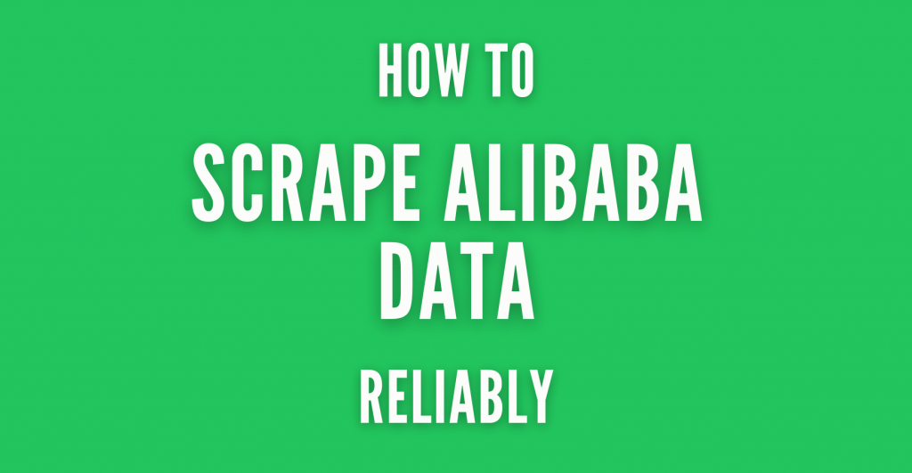 scrape alibaba