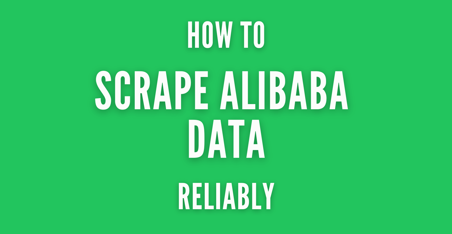 scrape alibaba