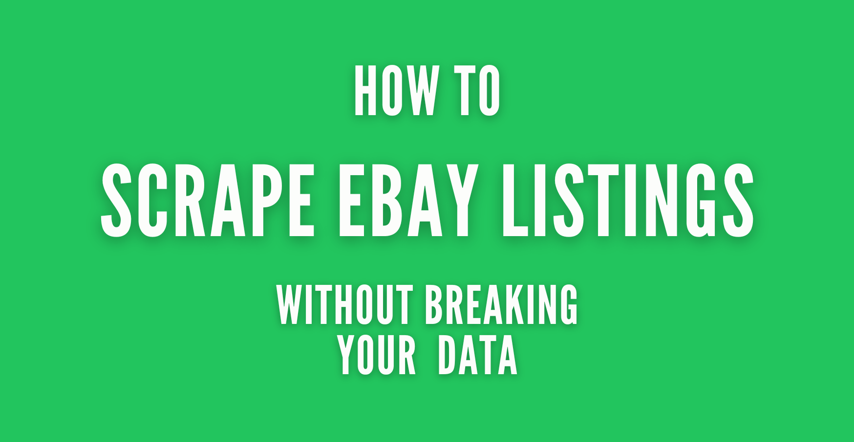 scrape ebay listings