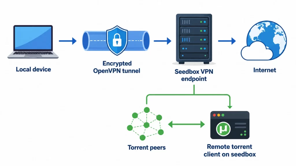 How Does OpenVPN Work With a Seedbox?