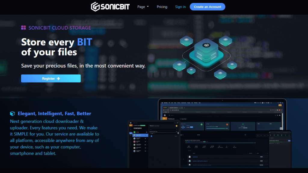 SonicBit has spotty service and speeds, and a slow interface