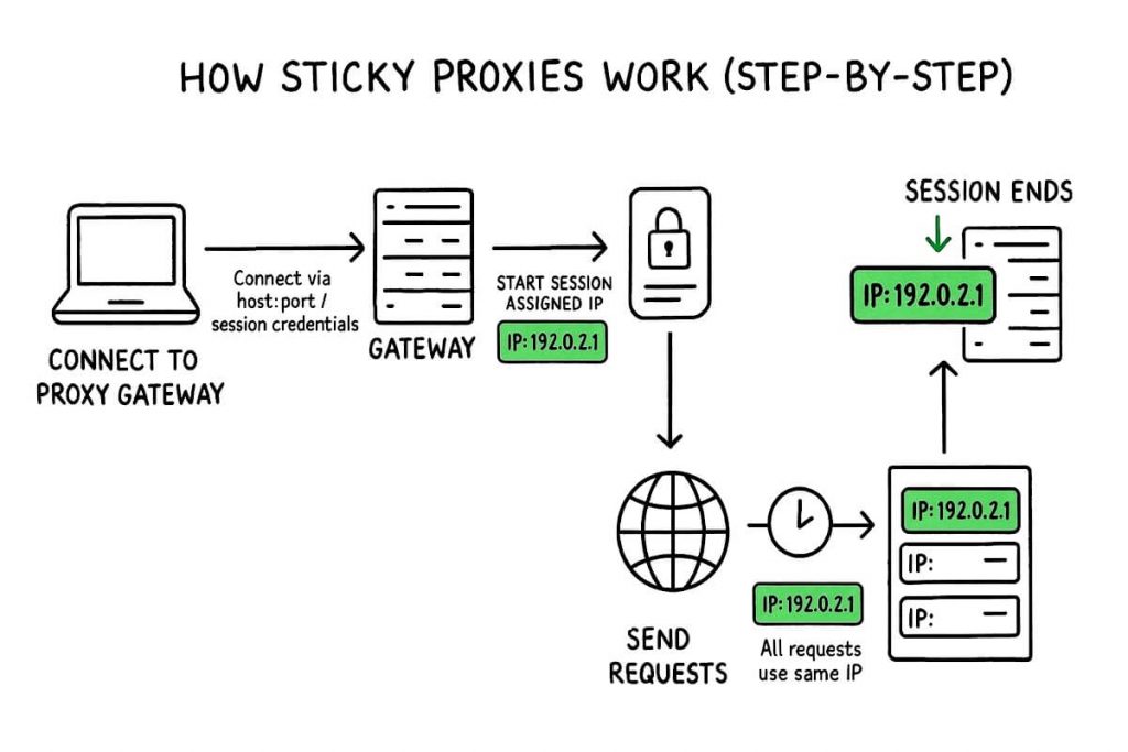 Sticky Session Proxies - how they work