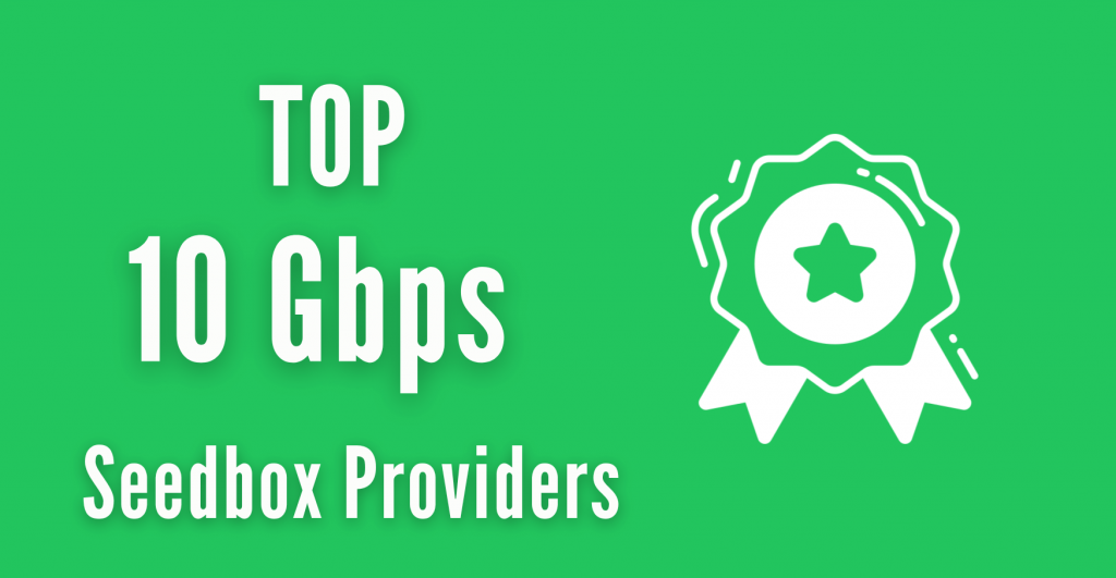 Top 10Gbps seedbox providers ranked for speed and performance