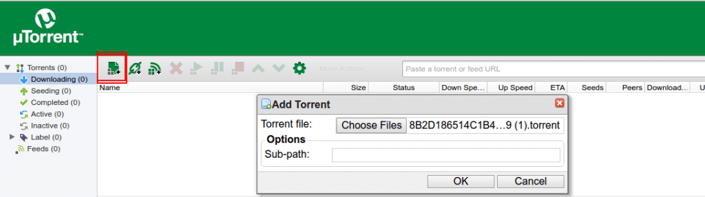 uTorrent_loading_a_torrent