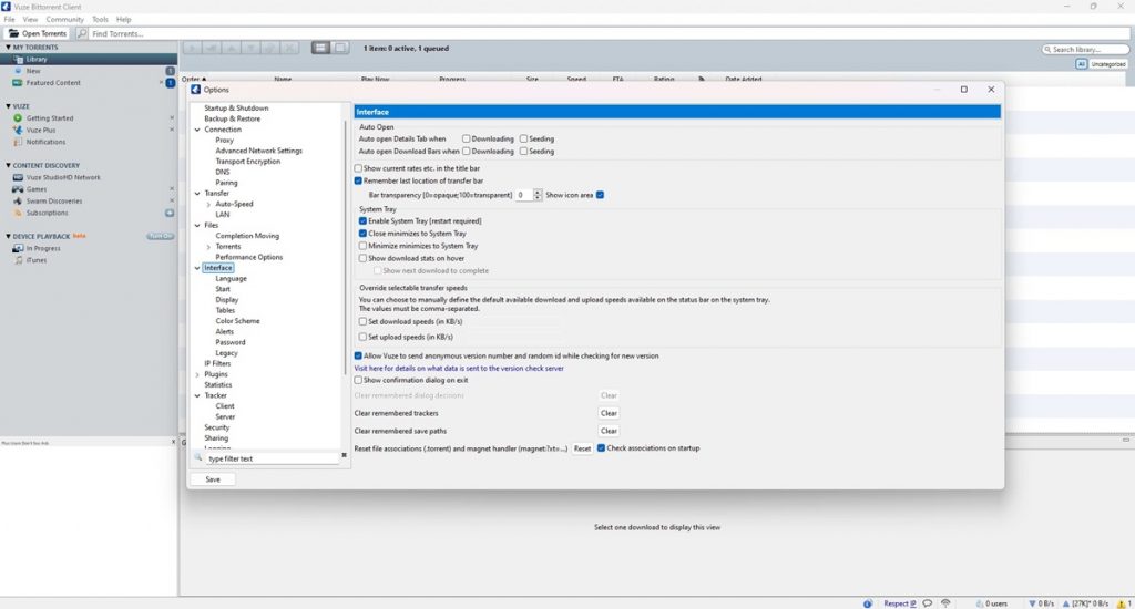 Vuze- Highly recommended as one of the best uTorrent Alternatives to run on a seedbox