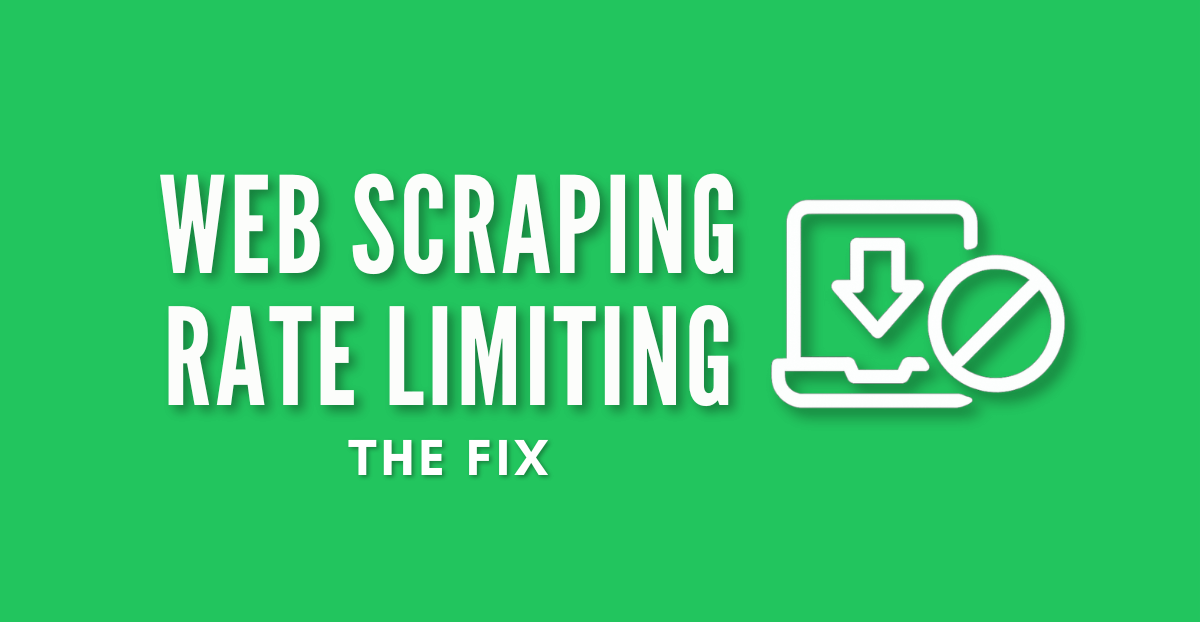 Web Scraping Rate Limiting
