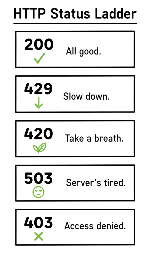 HTTP Status Ladder