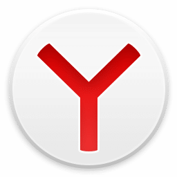 Logótipo do Yandex Browser